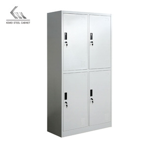 Casiers d'employé à 4 portes pour le personnel de bureau Armoire en acier Casier de rangement en métal pour le commerce - Product Image 3