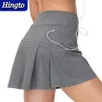 Women's Sports Tennis Skirts, Pleated Clothes with Pocket