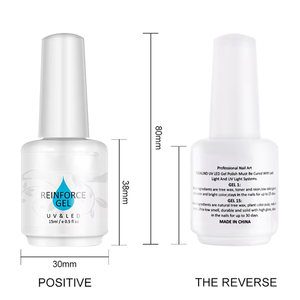 Rosalind Gel UV/LED de haute qualité, logo personnalisé OEM, prévient les fissures des ongles, application facile, 15 ml, gel de renforcement pour salon de manucure - Product Image 4