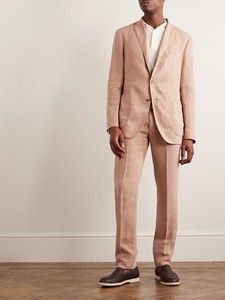 Summer Beach Business lino <span class=keywords><strong>uomo</strong></span> abiti su misura 2 pezzi <span class=keywords><strong>giacca</strong></span> con pantaloni smoking formale <span class=keywords><strong>Blazer</strong></span> pantaloni Party Wear abbigliamento <span class=keywords><strong>uomo</strong></span> - Product Image 5
