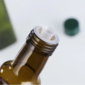 Vente en gros 250 ml 500ml 750ml 1000ml vide carré vert foncé <span class=keywords><strong>marasca</strong></span> cuisson bouteilles en verre d'huile d'olive pour huile d'olive 250 ml avec couvercle - Product Image 4