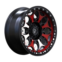 Jantes de voiture modifiées sur mesure 17"/18" PCD 6x139.7 5x127, vente chaude, jantes en alliage d'aluminium, 4x4 pour véhicules de tourisme/tout-terrain