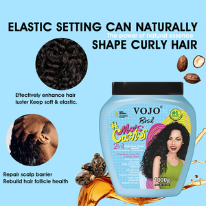 VOJO Nouveauté <span class=keywords><strong>Masque</strong></span> capillaire biologique et crème revitalisante hydratante à la kératine pour réparation profonde OEM ODM Personnalisé - Product Image 5