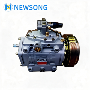 Compresor de Aire Acondicionado Original de Alta Resistencia <span class=keywords><strong>Unicla</strong></span> de 12v 24v para Automóviles, Autobuses y Vehículos - Product Image 1