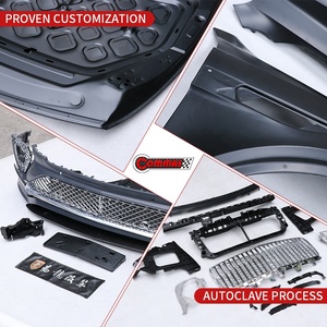 Kit de Carrocería para Bentley Bentayga 2016, Estilo Antiguo a Nuevo, PP+Hierro, Ensamblaje de Parachoques Delantero y Trasero, Guardabarros, Capó, Faros Delanteros - Product Image 3