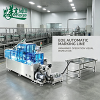 Machine de marquage laser à fibre stable avec liaison de données en temps réel et inspection intelligente du code pour la ligne de traitement des extrémités faciles à ouvrir en aluminium