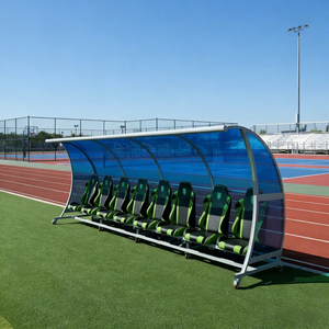 Banca <span class=keywords><strong>VIP</strong></span> de Repuesto para 8 Personas, con Techo, para Jugadores de Fútbol en Canchas Deportivas al Aire Libre, NPY-<span class=keywords><strong>VIP</strong></span>-8 - Product Image 6