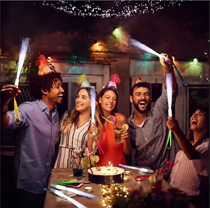 Vara De Casamento De Casamento De Luz Varinhas De Fibra Óptica Com 3 Modelos Piscando Led <span class=keywords><strong>Light</strong></span> Up <span class=keywords><strong>Wand</strong></span> Stick Varinha Led Colorida Varinha - Product Image 5