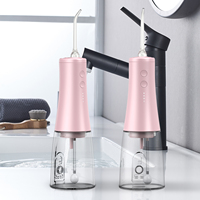 Wiederaufladbarer USB-Zahnreiniger für Hotel & Haushalt, Zahnseide-Ersatz, Munddusche, IPX7 Wasserdicht, 350ml Tragbar, OEM