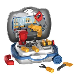 Trolley Case Rollenspel Game Plastic Kinderen Tool Kit Speelgoed