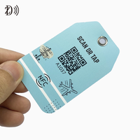 Étiquette de bagage NFC en plastique, suivi des bagages à l'aéroport, impression de code QR, étiquette de bagage NFC personnalisée