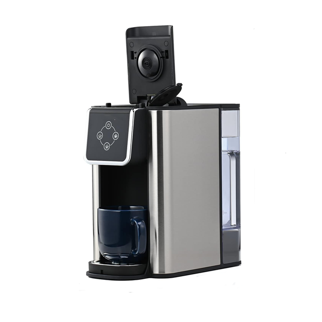 3-in-1 Single Cup Coffee Maker 50-Ounce Removable Water Tank Compatible K-Cup Coffee Pods 6 10-Ounce Mugs for Coffee