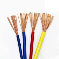 Câbles électriques en cuivre multi-brins 1 mm 1,5 mm 2,5 mm 4 mm 6 mm 300/500 V, prix des câbles électriques