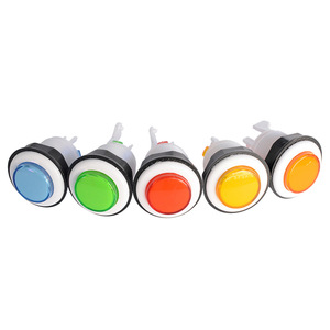 Botones para Consola de Juegos A4P4, Microinterruptores P4, Botones de Plástico Coloridos para Accesorios de Máquinas de Entretenimiento - Product Image 1