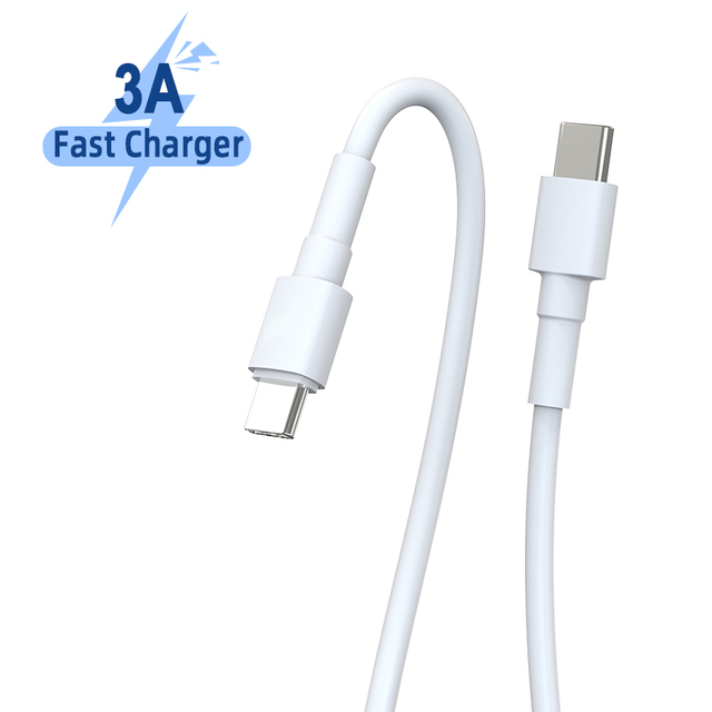 Schitec USB 3.0 3A 60w Cable Type c Fast Charge Sync Data Transfer Usb c Charging Cable for Smart Mobile Device