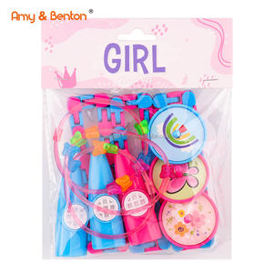 24 piezas princesa juego de disfraces conjunto corona pendiente anillo joyería juguetes para niñas accesorios de fiesta de disfraces - Product Image 6