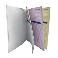 Livre de factures autocopiantes Livre de factures personnalisé Formulaire en double 145x210mm Commande de vente A5 Facture de réception de commande en double
