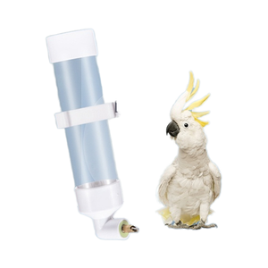 ขวดน้ำหัวฉีดอะคริลิคสำหรับให้สัตว์เลี้ยงกัดเครื่องดื่มหัวฉีดสเตนเลสสำหรับนกและนกคอกเทล - Product Image 2