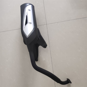 Silenziatore di Scarico per Moto GY6 125cc 150cc, Silenziatore Originale Compatibile con <span class=keywords><strong>SYM</strong></span> <span class=keywords><strong>125</strong></span> con Freno a Tamburo Posteriore - Product Image 4