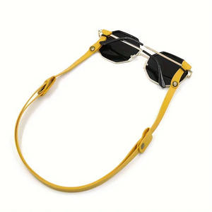 Sangle de cou extérieure en similicuir pour porte-cordon de retenue de lunettes pour lunettes de soleil avec lanière élégante - Product Image 2