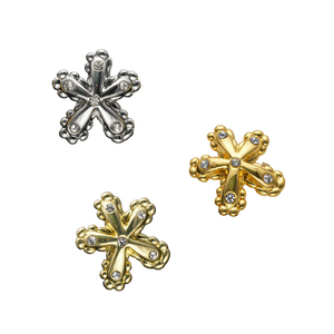 Tinh Tế Cao Cấp Trang Trí May Mặc Tôn Trang Kẽm Hợp Kim Hoa Hình Kim Loại Chân Nút Trang Trí Lấp Lánh 18Mm - Product Image 6