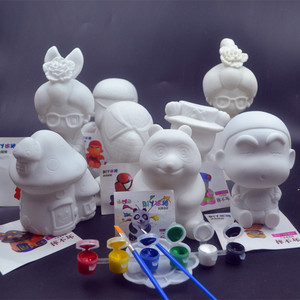 <span class=keywords><strong>Arte</strong></span> y artesanía Fabricación de <span class=keywords><strong>arte</strong></span> fluido Vinilo Blanco Embrión Diy Fluido Oso violento Pintura acrílica Hucha Juguete de personaje de dibujos animados - Product Image 4