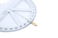 Outil de mesure de la pente, inclinomètre de l'angle, clinique règle d'angle, triangle réglable, niveau de pente