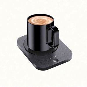 Smart Classic <b>Ceramic</b> <b>Mug</b> Warmer Heating Pad Temperature Control Eco-Friendly ABS+<b>Ceramics</b> 350ml Coffee Cup Warmer Business - Product Image 1