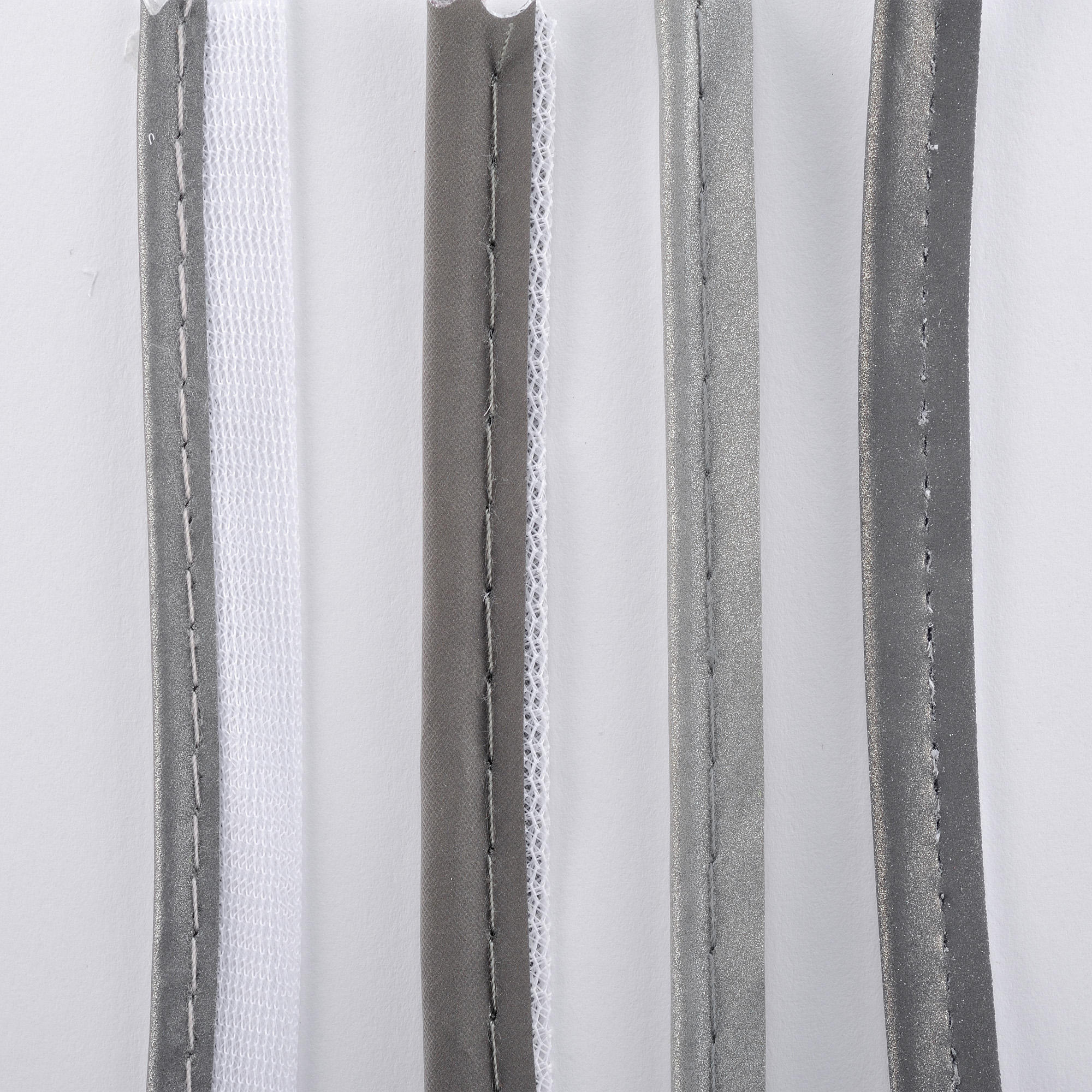 Ribetes Reflectantes Plateados Para Coser En Alta Visibilidad