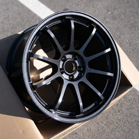 Jantes RAYS 57NR 18-19 pouces 5x100 5x114.3 forgées en mesh noir mat pour Subaru BRZ GR86 WRX STI VA