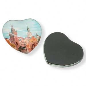 Aimants de réfrigérateur 3D en verre personnalisés de haute qualité avec aimant souple, motif dessin animé mignon - Product Image 3