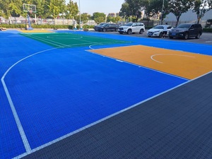 Vente d'usine : Dalles de sol sportives en PP pour terrains extérieurs – Tapis de sol en plastique pour basketball, tennis, <span class=keywords><strong>badminton</strong></span> - Product Image 2