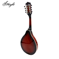 Instrument de mandoline électrique rouge sapele instruments à cordes en bois mandoline mandoline instrument pick-up