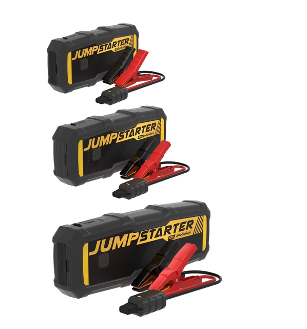 Jump Starter for Truck & Motorcycle 12V 4000A Peak Current 3.7V/24000mAh Battery -20 to 60 Operation Digital Screen