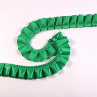 En stock – Dentelle en polyester à volants motif Nénuphar de 25 cm pour ourlet de jupe Lolita, faite main, DIY, dentelle champignon dense unilatérale