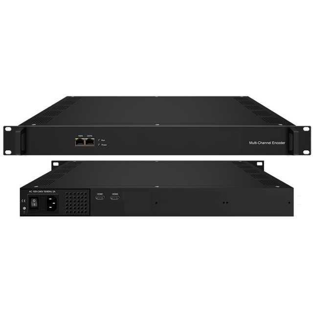 Telelink 3228M-N Factory Directly Selling 2/4/8HD to IP MPTS SPTS High Quality HD TV Channel Encoder for IPTV Digital TV Project