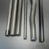 Tubes coniques en fibre de carbone conique à bon prix en tailles 25mm 28mm 30mm 32mm