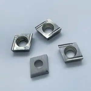 Inserts-U karbida Tungsten baja tahan karat sisipan bubut
