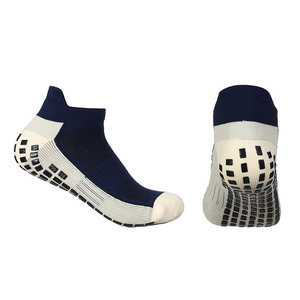 KT504 <strong>Manufacturer</strong> OEM <strong>Custom</strong> Logo Knitted Anti Slip Grip Football <strong>Socks</strong> Breathable Unisex Cushion Sport Ankle Soccer <strong>Socks</strong> - Product Image 4