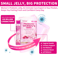 Soins féminins, gelée probiotique pour femmes, soutient la santé intime, équilibre la flore intestinale, renforce l'immunité, complément délicieux