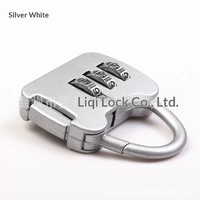 Cadenas à combinaison antivol compact en alliage métallique pour bagages, armoires, casiers de gym et voyages GSG-506