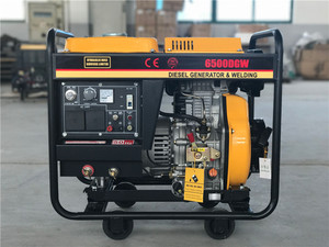 เครื่องเชื่อม6500DE 5KVA โครงแบบเปิดและเครื่องกำเนิดไฟฟ้า6500DE เครื่องกำเนิดไฟฟ้า - Product Image 3