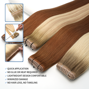 Proveedor de Extensiones de Cabello Humano Ruso 100% Virgen Remy de Alta Calidad, Invisibles y sin Costuras, con Trama de Mariposa - Product Image 6