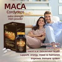Compléments alimentaires à base de Maca et de Cordyceps, certifiés HALAL, best-sellers OEM, pour la fertilité, la santé reproductive, l'énergie et l'humeur des hommes et des femmes.