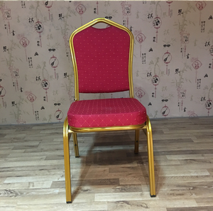 <strong>Red</strong> Stainless Steel Tube Fabric <strong>Dining</strong> Banquet <strong>Chair</strong> for Wedding Party Events Outdoor &amp; Home Office Use - Product Image 3
