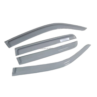 Visera para Ventana de VW Amarok 2016-2022, Acrílico Negro Mate, Parasoles Laterales para Puerta de Coche, Protectores de Lluvia, Deflector de Viento