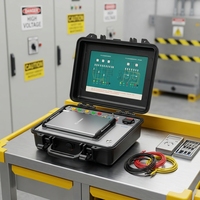 Testeur d'énergie triphasé portable ZKJ30Ci avec étalonnage sur site, outil de diagnostic de mesure de puissance haute précision