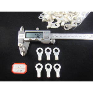 Borne annulaire Han Yi OT10-8 en cuivre 10 AWG pour câbles de connexion en électronique et en ingénierie électrique - Product Image 2