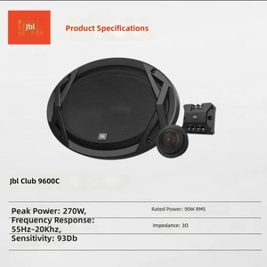 Sistema de Audio Delantero para Auto JbI 9600c y Altavoces Coaxiales Traseros 6520c para Vehículos Específicos, Juego de Altavoces de Dos Vías de 9x6 Pulgadas - Product Image 4