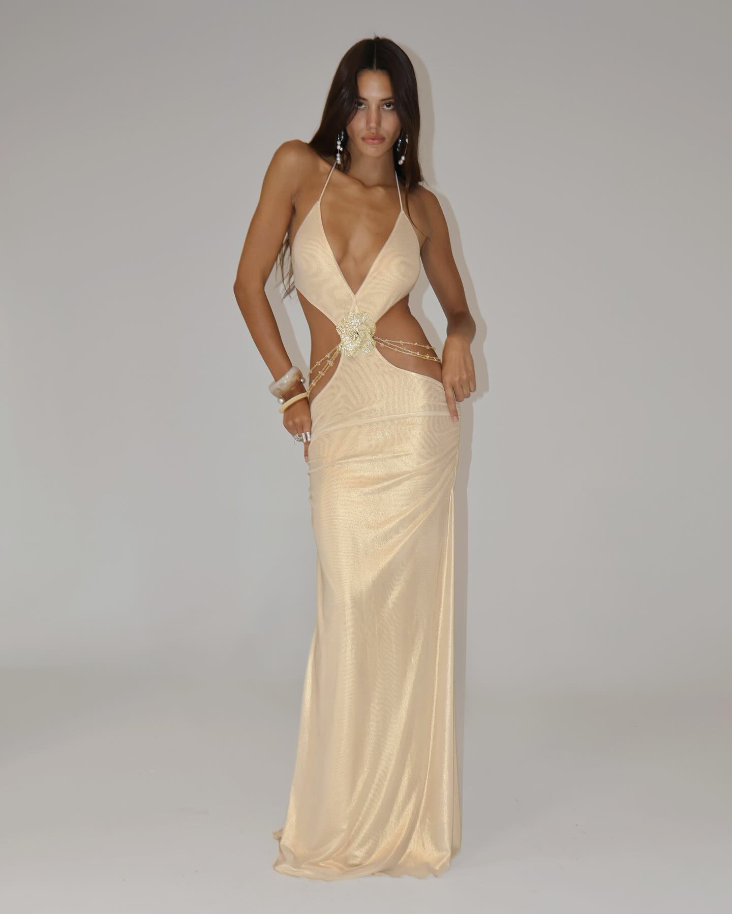slim fit dress slacks Long Fitted Prom Dress by LaDivine 7494 – The Dress Outlet